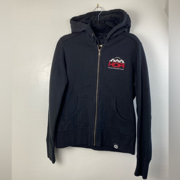 American Giant Black Full Zip Hoodie Jacket Women’s size‎ Large - Picture 13 of 13